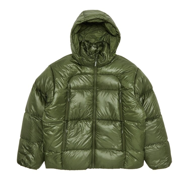

Куртка Supreme Featherweight Down Puffer 'Olive', зеленый