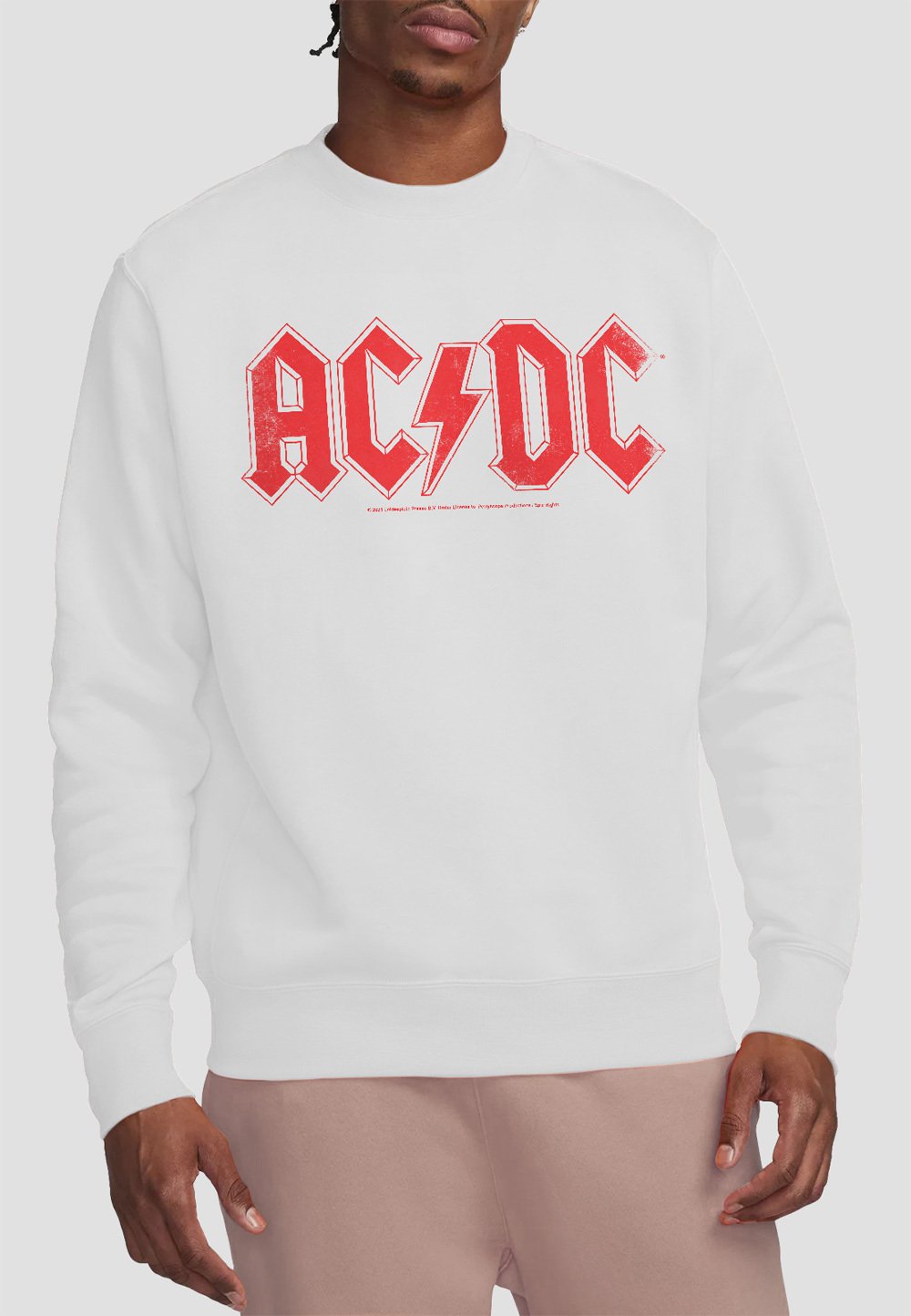 

Футболка с принтом AC/DC LOGO RAGLAN Cotton Soul, белый