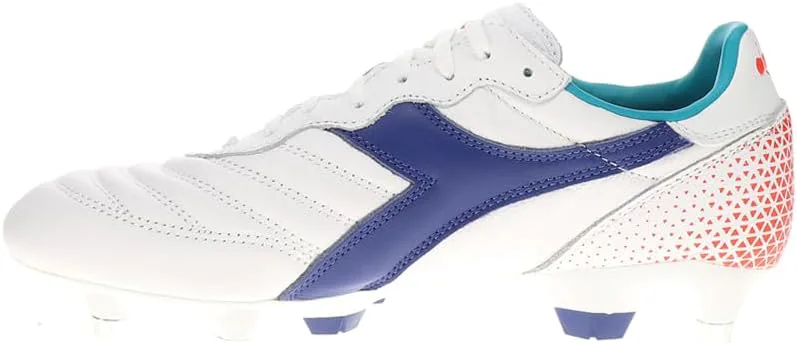 Мужские футбольные бутсы Diadora Brasil Gr Lt Plus Mph - синий, белый — фото 3