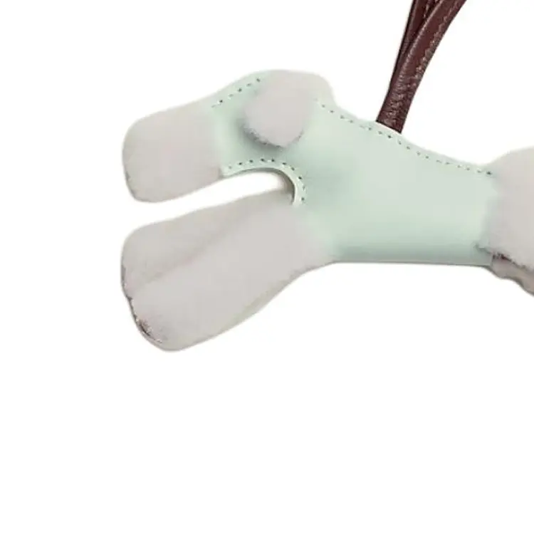 HERMES Женский подвес из мериносовой шерсти и овчины бежевый, Beige — фото 3