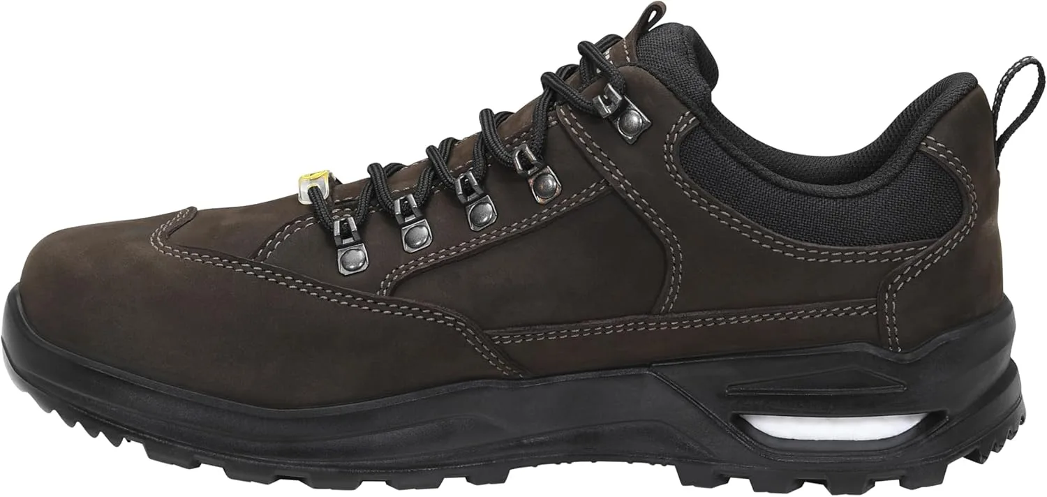 Рабочие ботинки ELTEN Ronan XXF GTX Brown Low ESD O2 WR CI, женские и мужские, кожаные, легкие, классические, коричнево-черные — фото 3