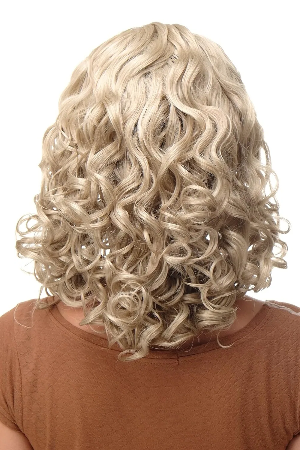 Женский парик «BRO-704-22» с объемными локонами на ободке от WIG ME UP Wig Me Up, Light Blonde (22) — фото 4