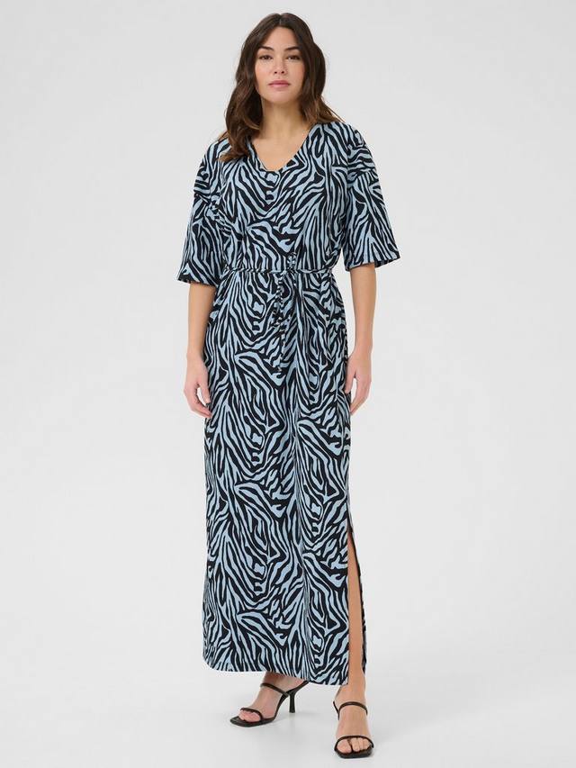 

Платье иванны с животным принтом KAFFE, цвет Blue/Black