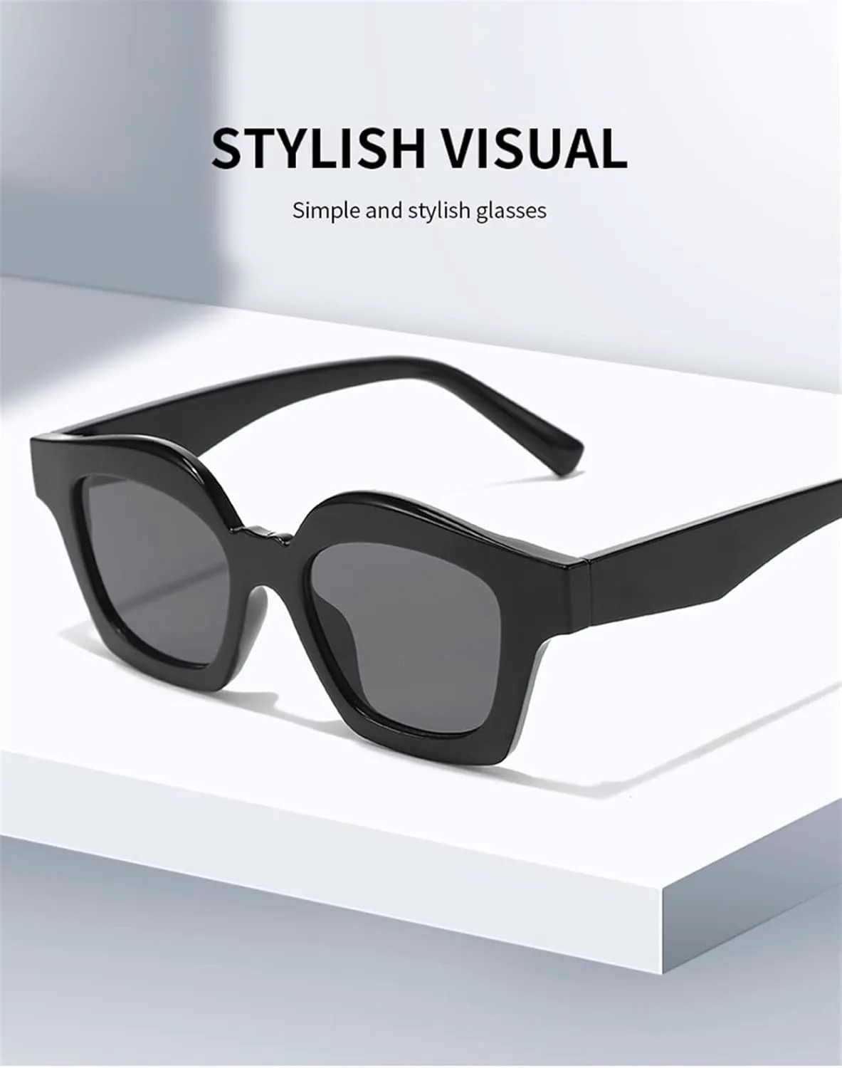 

Мужские солнцезащитные очки в квадратной оправе для активного отдыха и спорта, а также для женщин, для вождения и поездок на работу Generic, Multi-colored