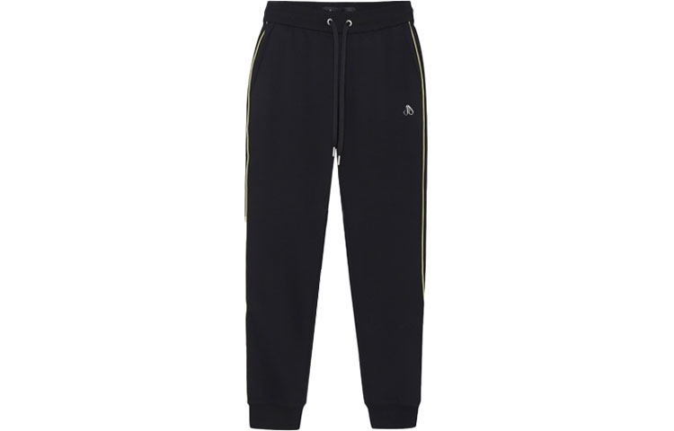 

Moose Knuckles Вязаные спортивные штаны мужские, черные, умеренно прямого кроя