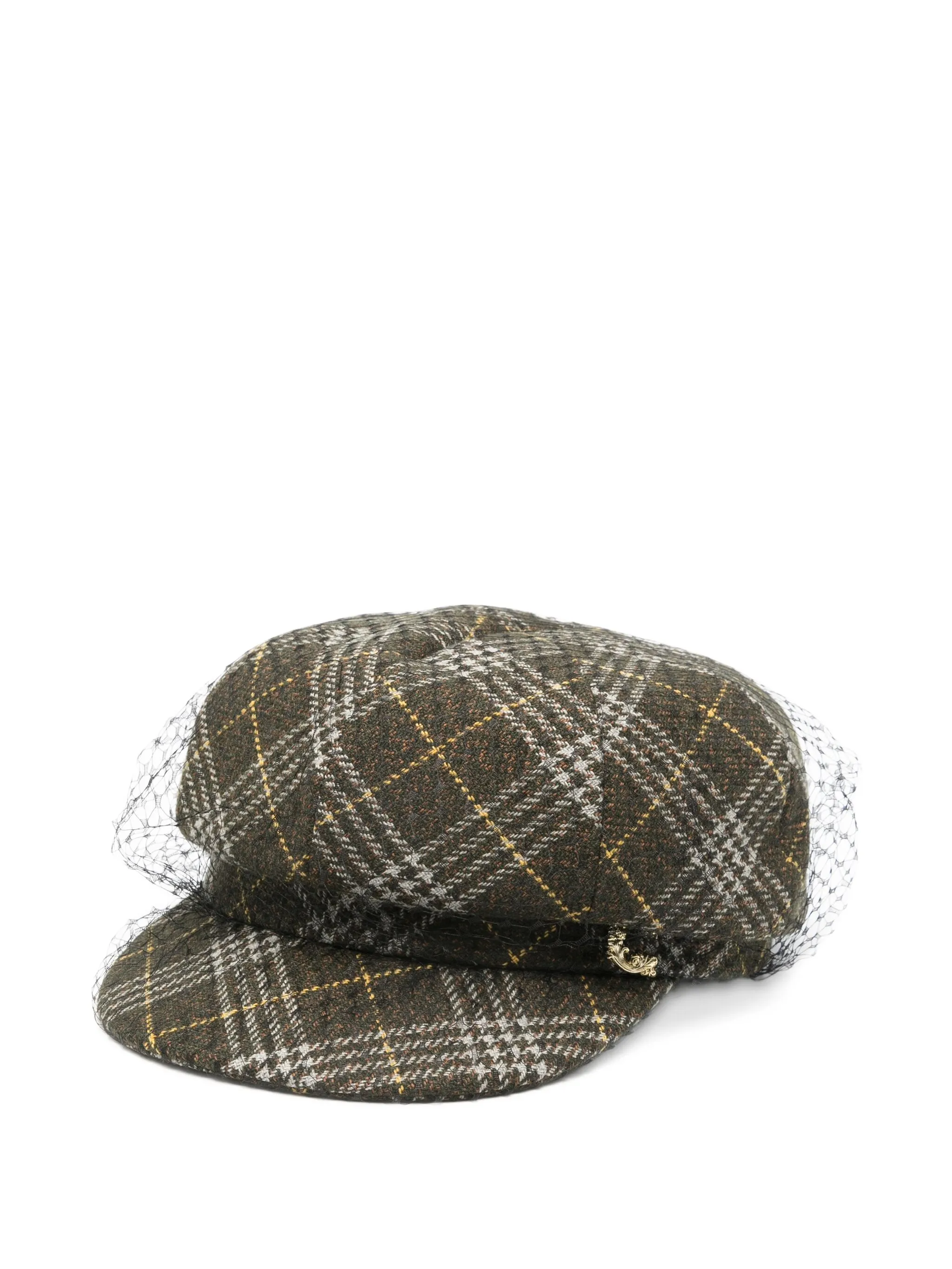 

Декорированная шляпа Peter4 в клетку Ca4La, зеленый