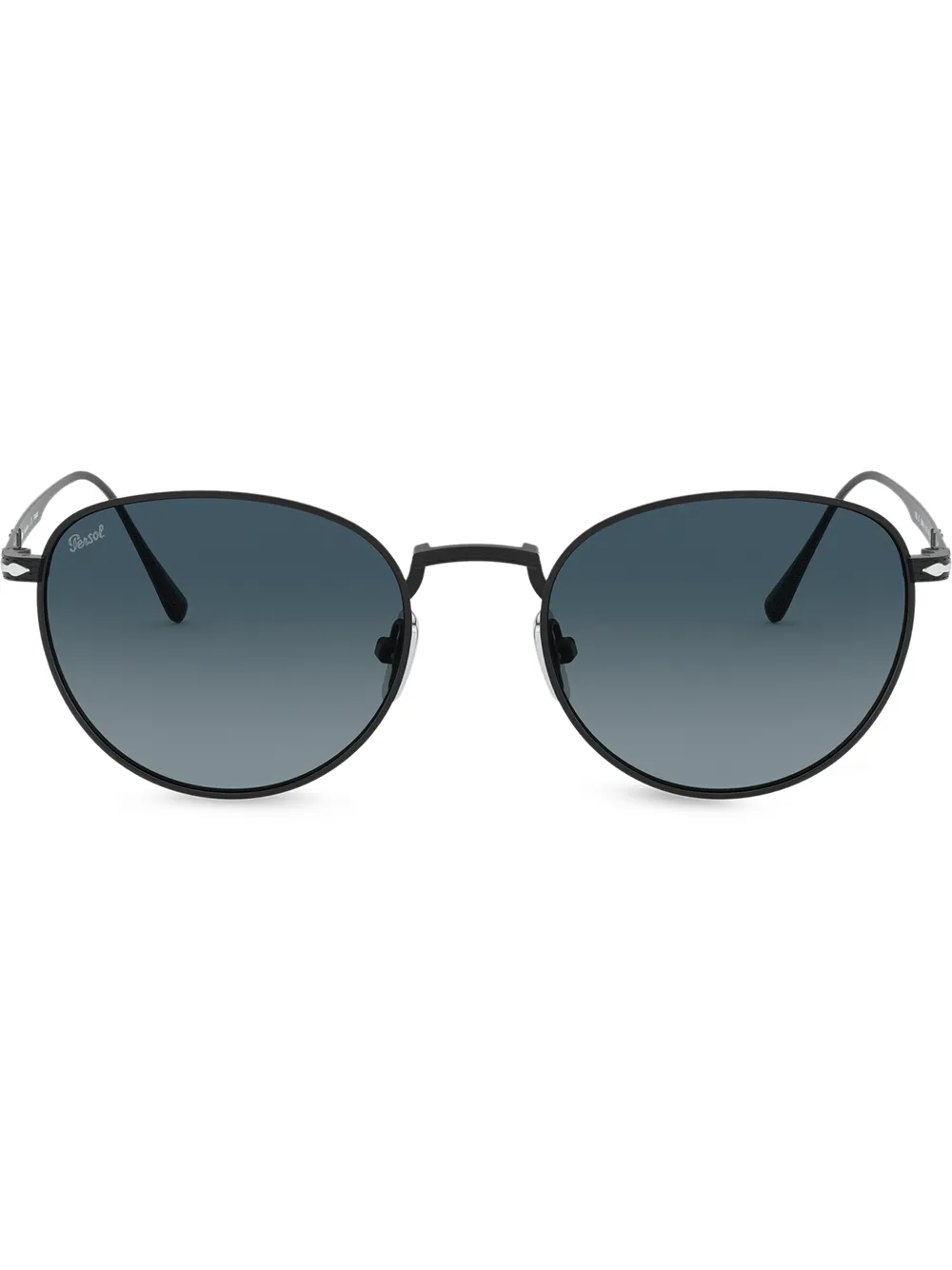 

Солнцезащитные очки в круглой оправе Persol, черный
