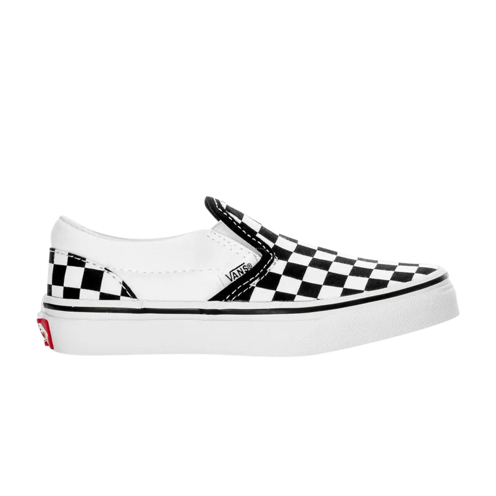 

Кроссовки Slip-On Little Kids Vans, белый