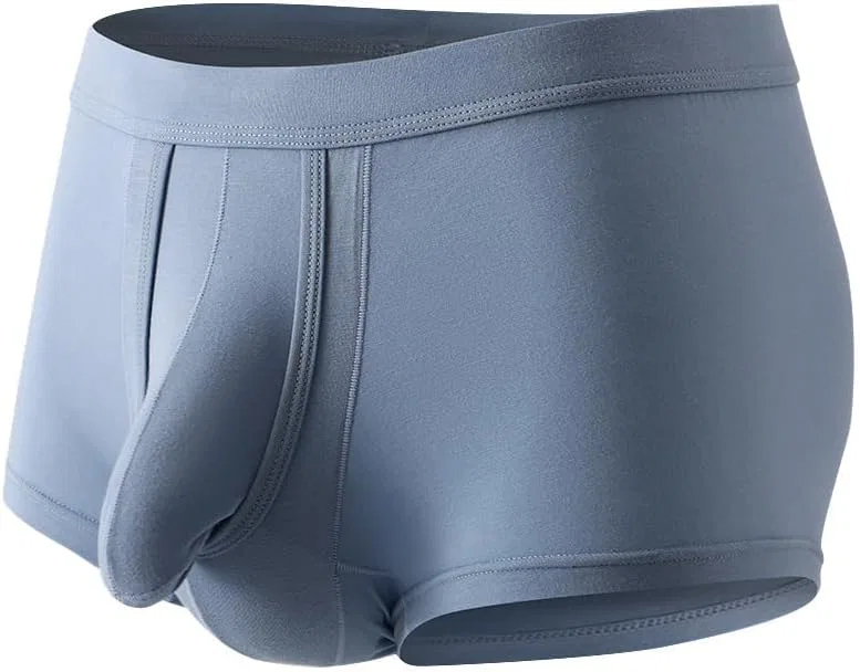 Боксеры с раздельными карманами, Solid Color, Light Blue