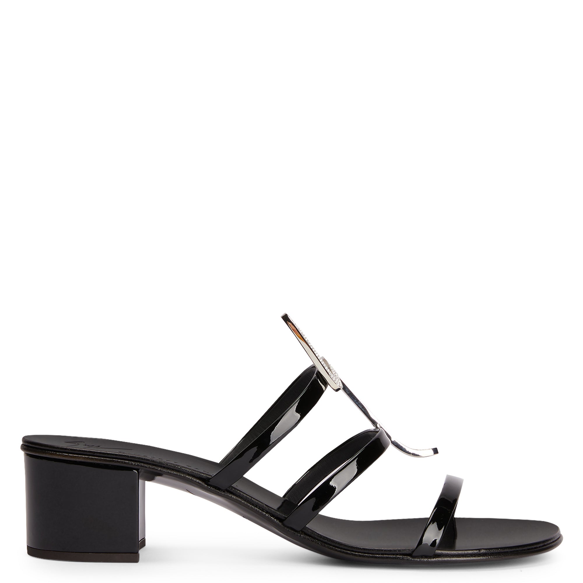 Джиузеппе Дзанотти Syrma Мюли Giuseppe Zanotti, черный