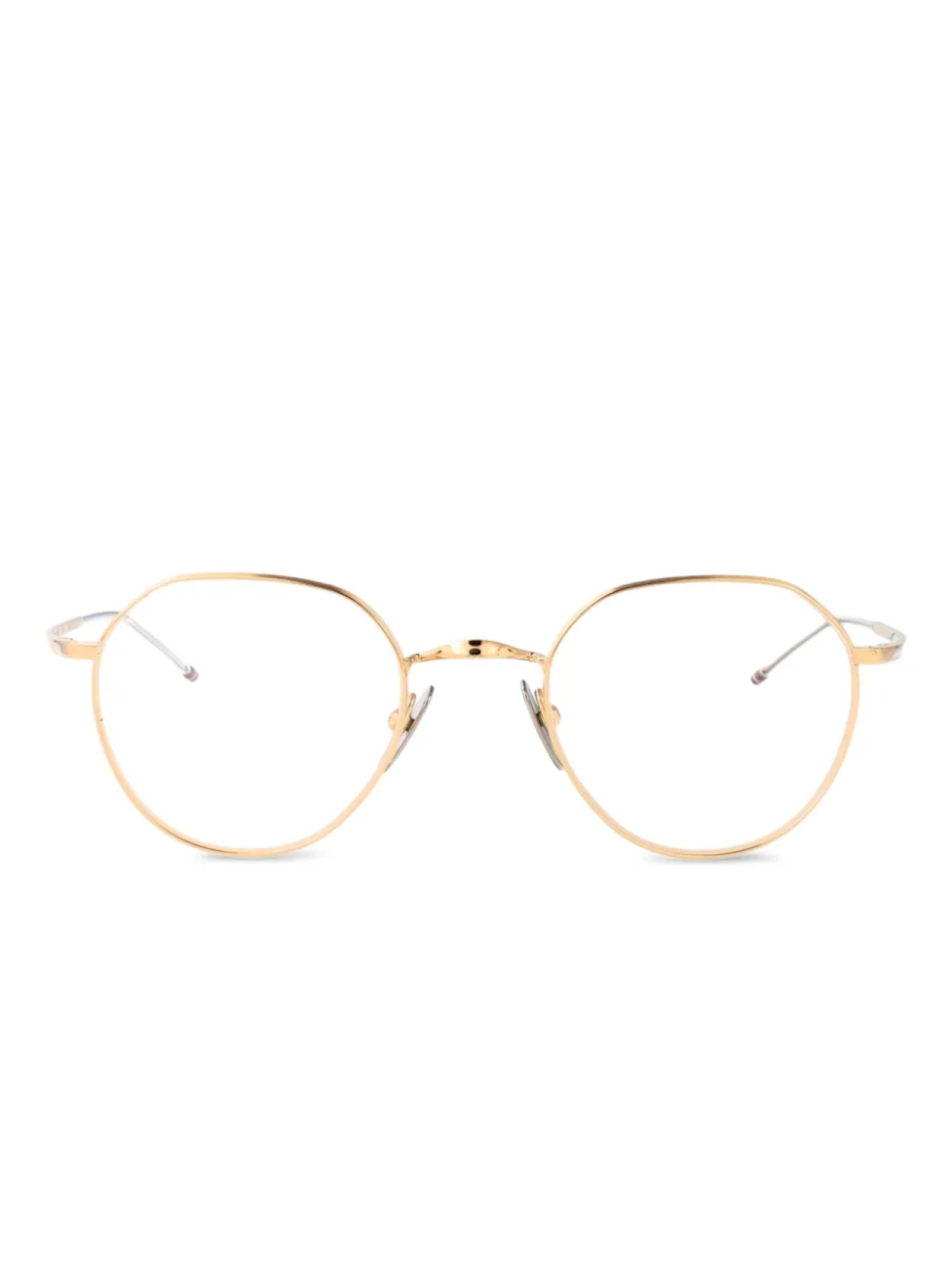 

Thom Browne Eyewear round-frame очки, золотой
