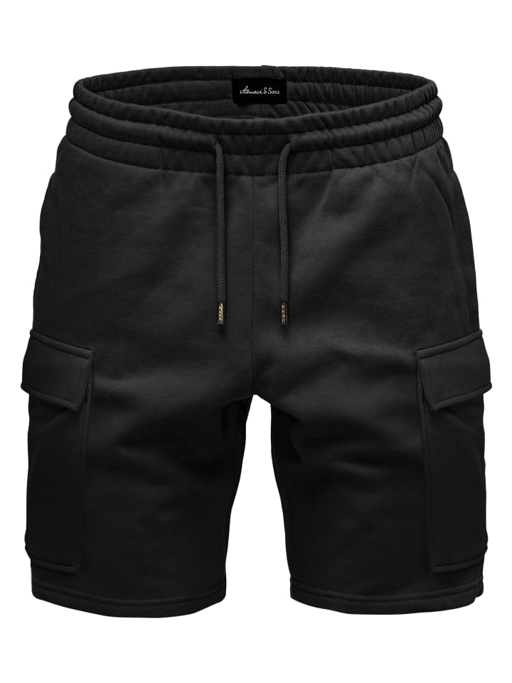 

Тканевые шорты Amaci&Sons, черный