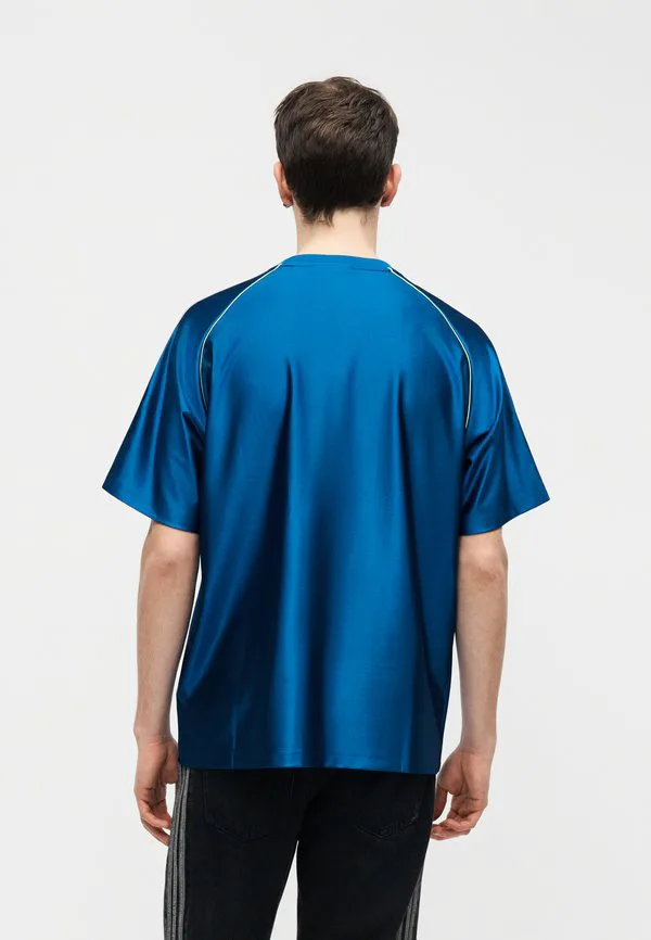 Футболка с принтом bos Adidas Originals, Collegiate Royal/Lucid Lemon — фото 4
