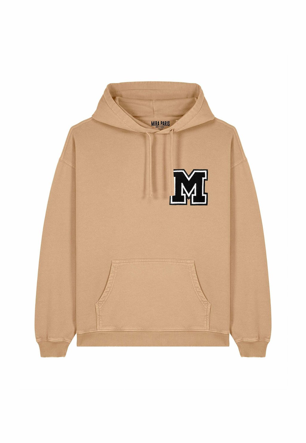 

Толстовка M LETTER VINTAGE EMBROIDERY - Hoodie Mira Paris, бежевый
