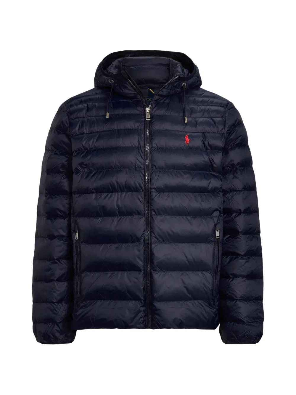 Куртка с капюшоном и логотипом Polo Ralph Lauren, синий
