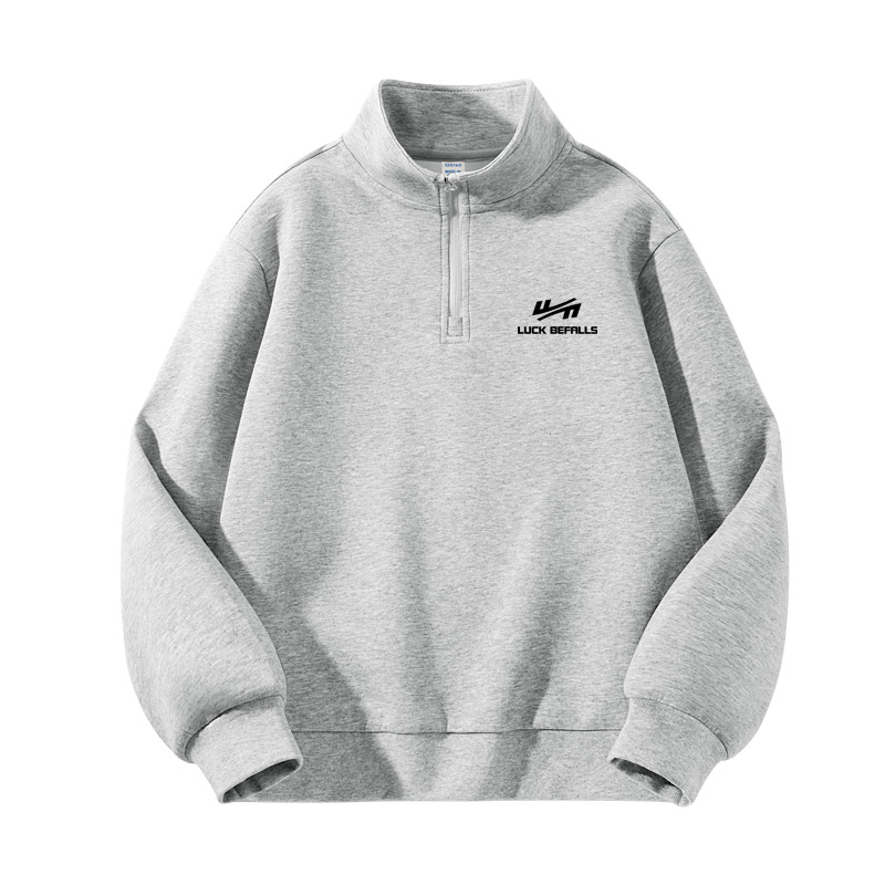 

Детский свитшот с полуводолазкой Moderate WARRIOR, [spring fall season]серый/h pure черный logo k