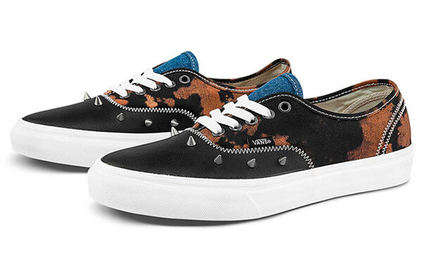 Кроссовки tartan daze x authentic 'multi acid dye' Vans, черный — фото 2