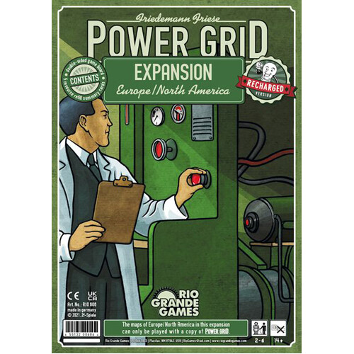 

Настольная игра Power Grid: Europe / North America Expansion