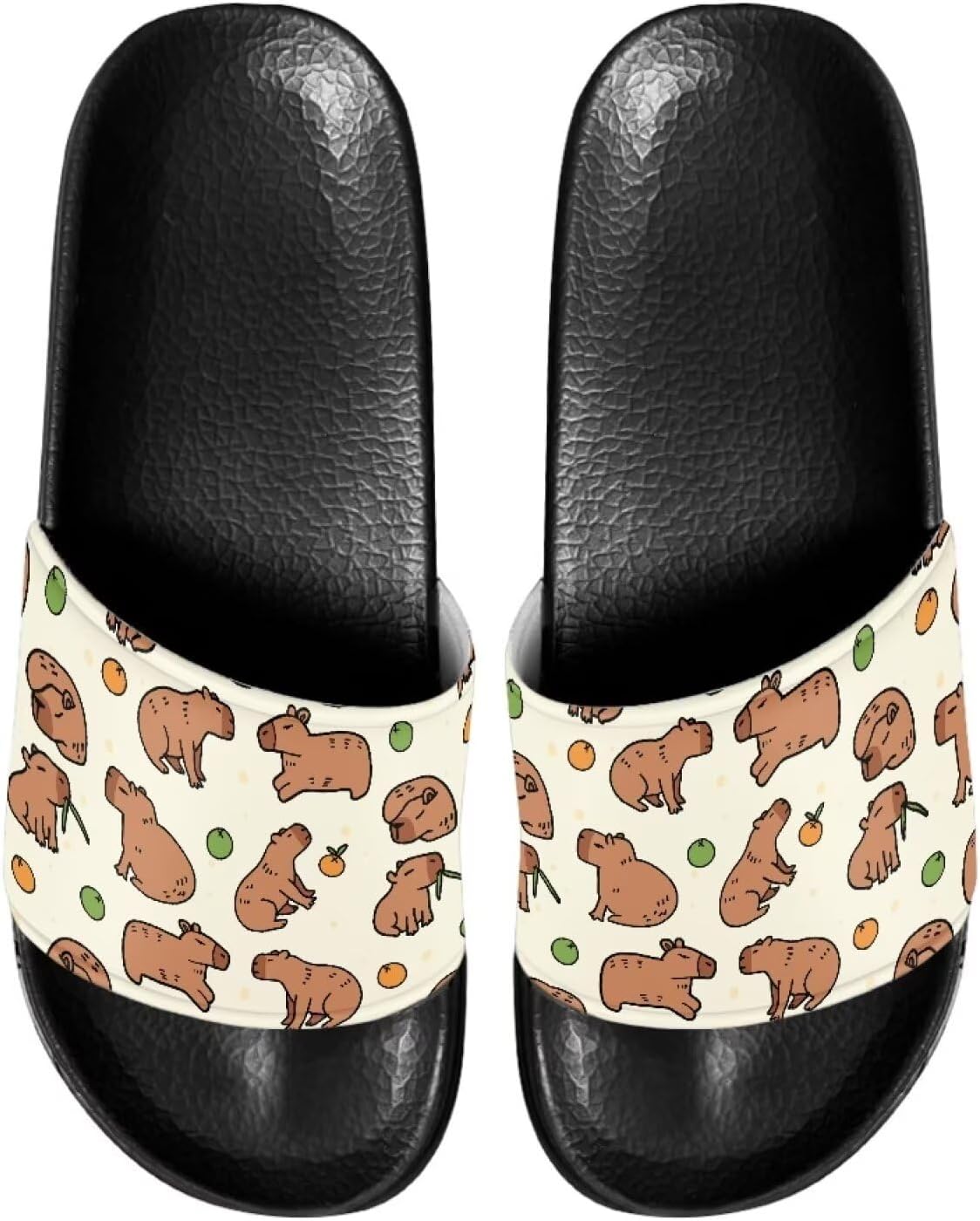 

Сандалии-шлепанцы Mintulipy унисекс для взрослых, летние тапочки для женщин и мужчин, нарядные и удобные женские сандалии, Capybara