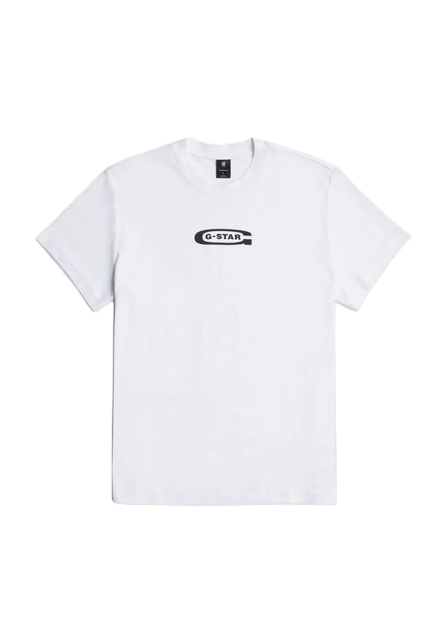 

Хлопковая футболка G-Star Raw, белый