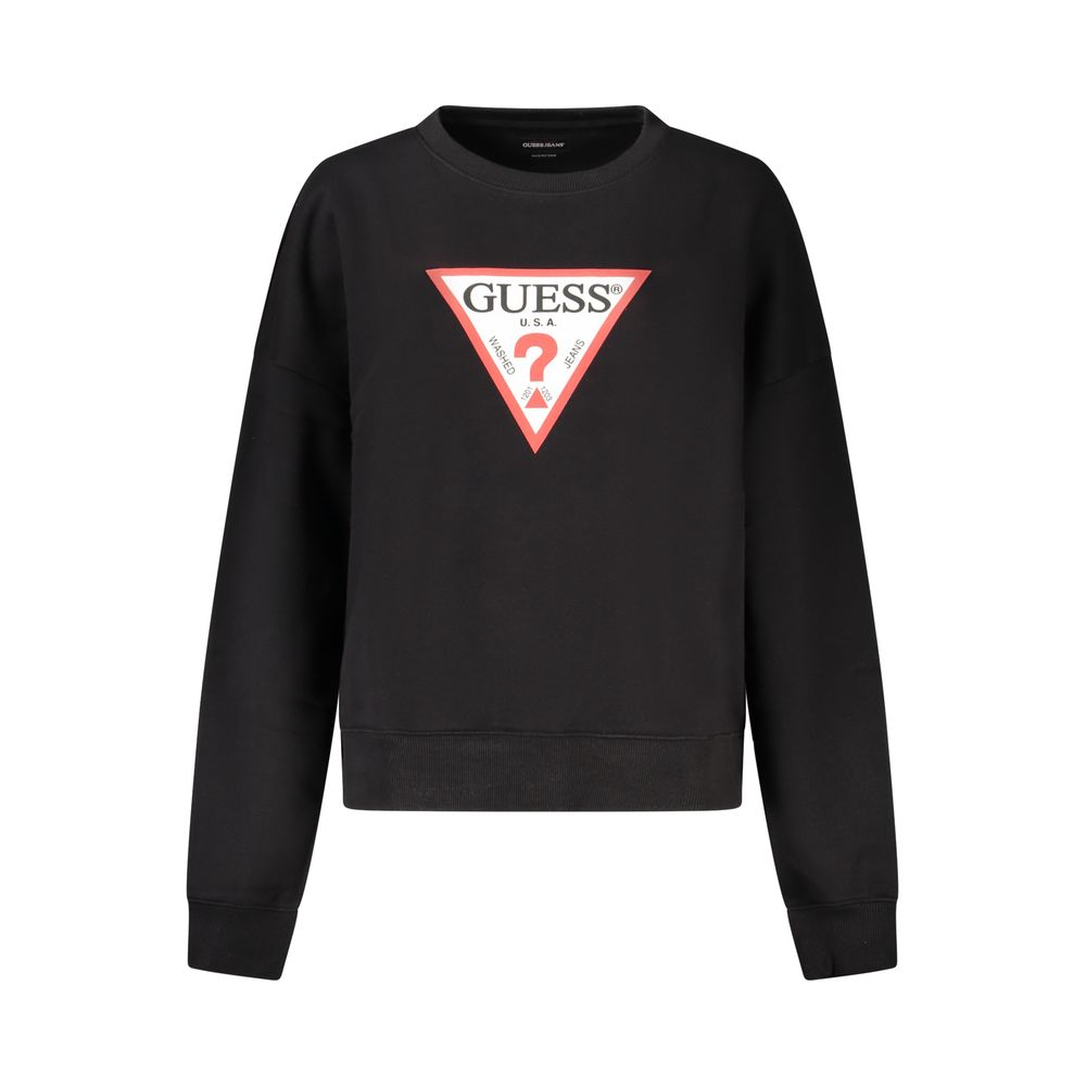 

Черный хлопковый свитер Guess Shoes