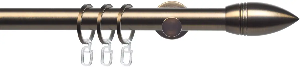 

Карниз Liedeco "CELBULLE01SG1L", 1 направляющая фиксированного размера, 1 направляющая фиксированного размера Ø 25 мм 200 см, Ø 25 мм, цвет bronzefarben