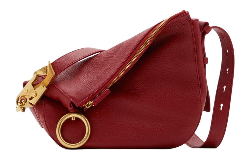 

Knight Grain Calfskin Crossbody Bag, Shoulder Bag Women's Ruby Color Burberry