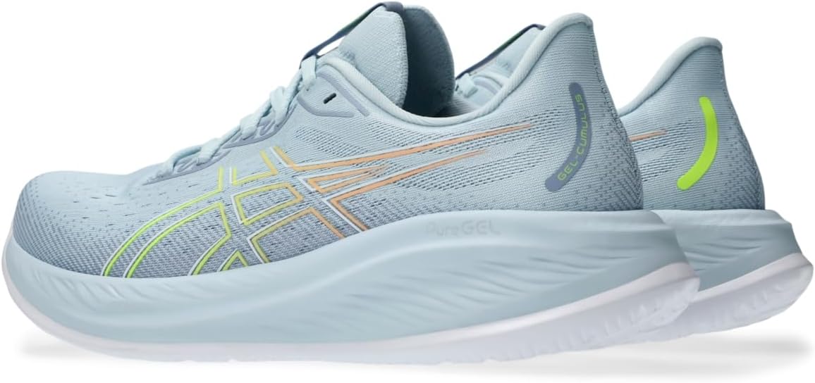 Мужские кроссовки для бега ASICS Gel-Cumulus 26, желтый/серый — фото 3