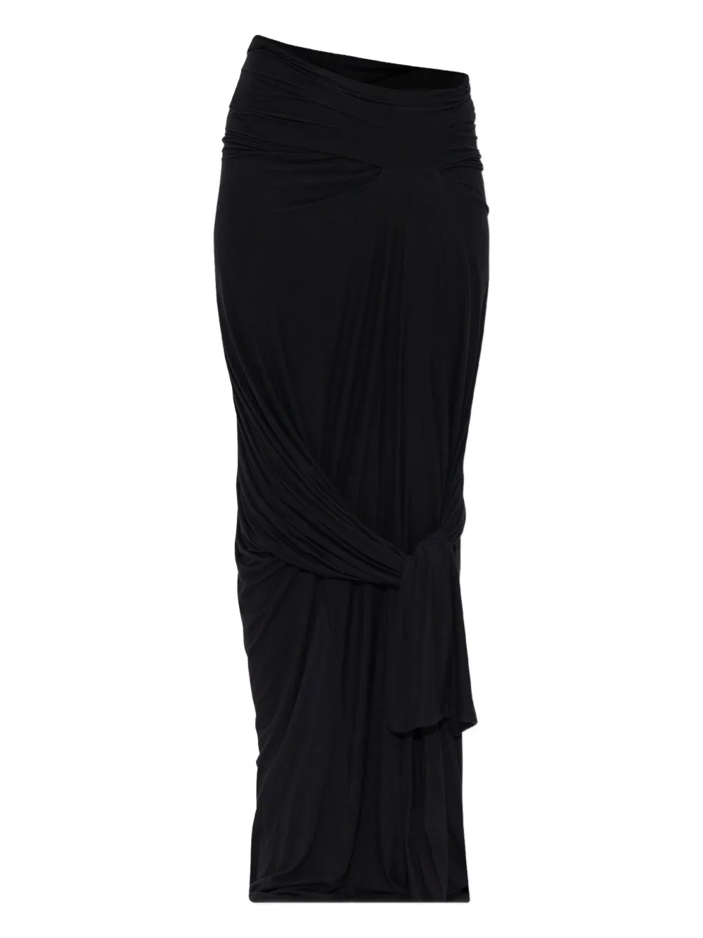 

Драпированная юбка с узлом ENTIRE STUDIOS, черный