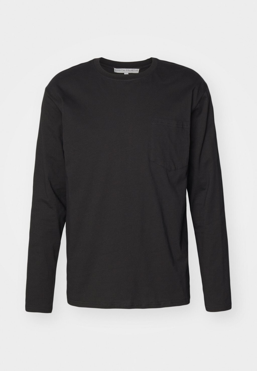 

Топ с длинными рукавами LONGSLEEVE SMALL POCKET ON CHEST Essential Collective, черный