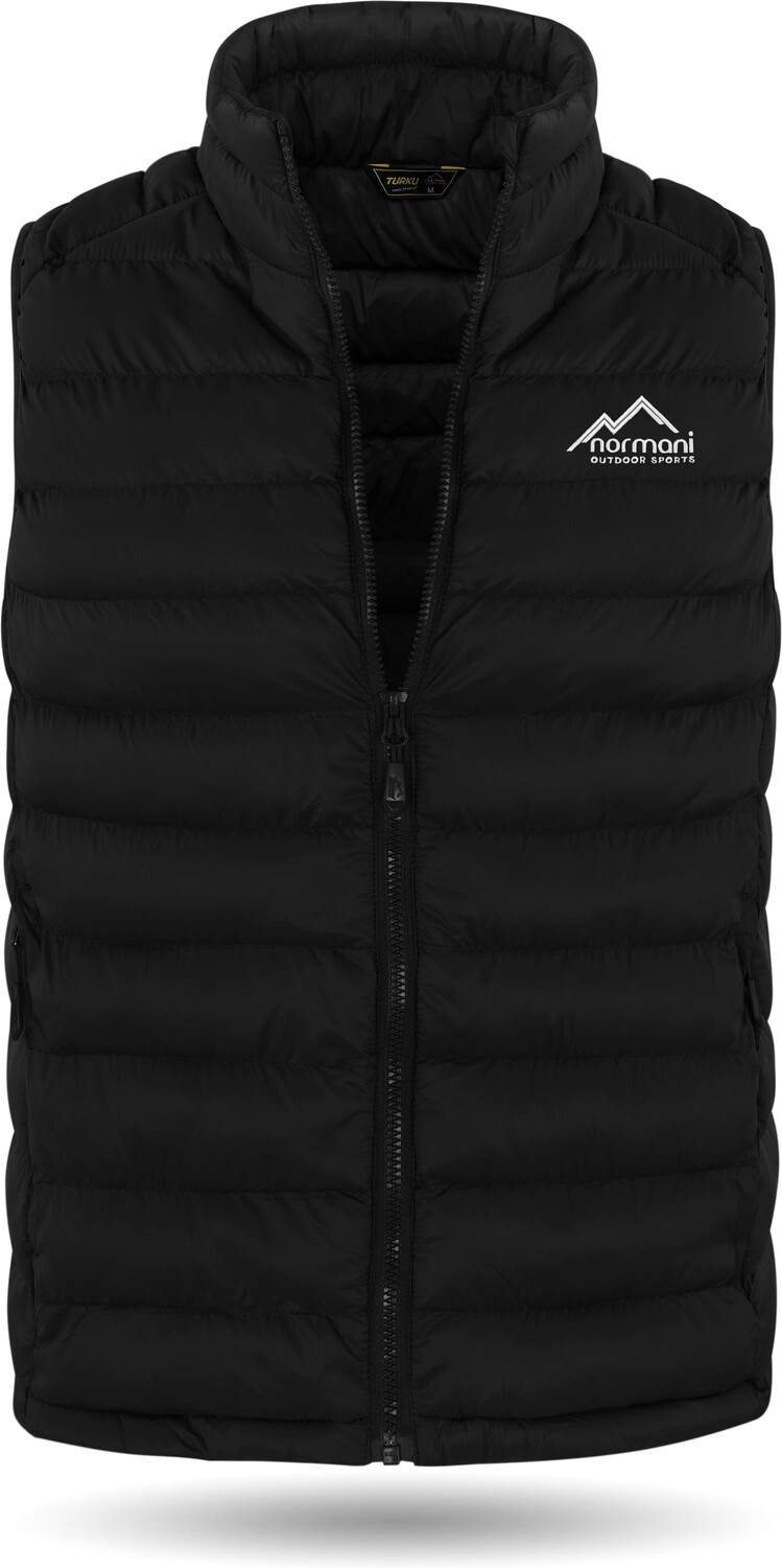 Утепленный жилет Normani Outdoor Sports Kinder „Eriboll“, черный — фото 4