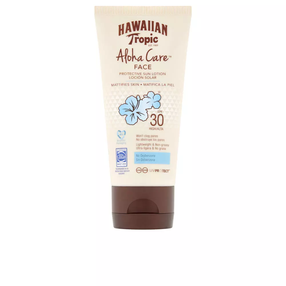 

Солнцезащитный крем Aloha Care Face Sun Lotion Spf30 Hawaiian Tropic, 90 мл