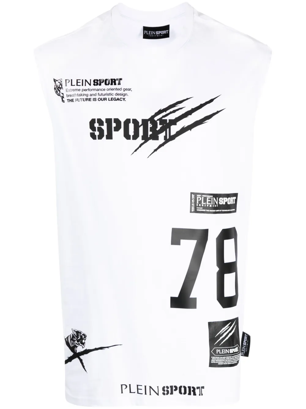 

Топ Multilogo Plein Sport, белый