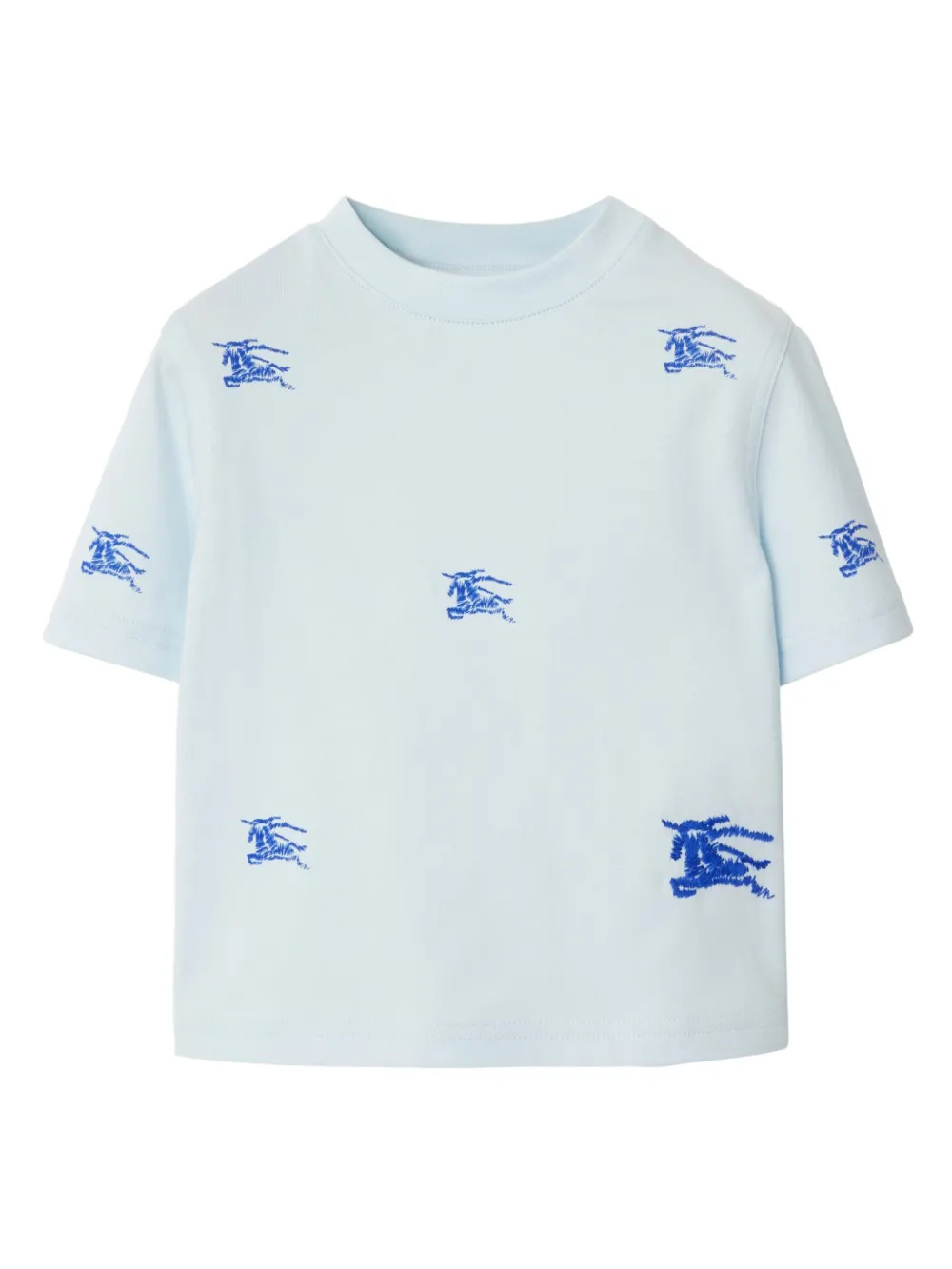 

Футболка с логотипом BURBERRY KIDS, синий