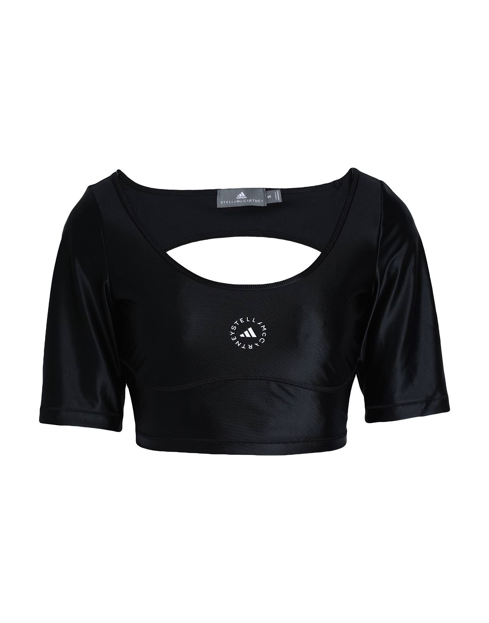 

Кроп-топ Asmc Crop Top Adidas By Stella Mccartney, черный