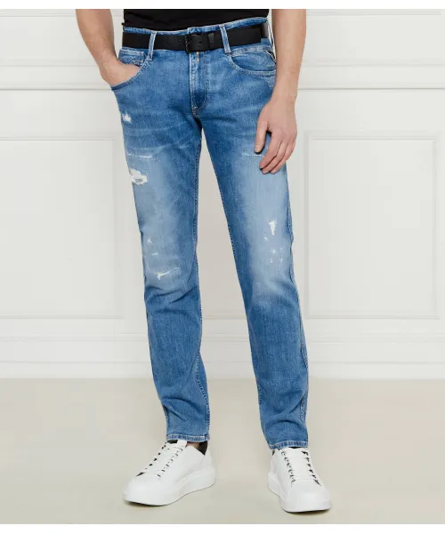 

Джинсы анбас Slim fit Replay, синий