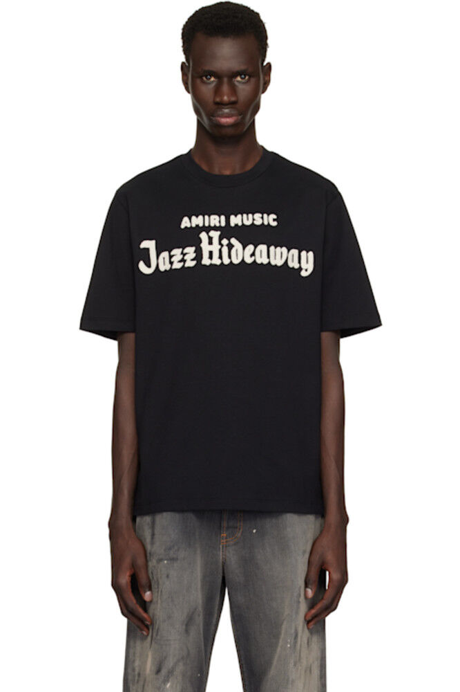 

Черная футболка «Amiri Jazz Hideaway»