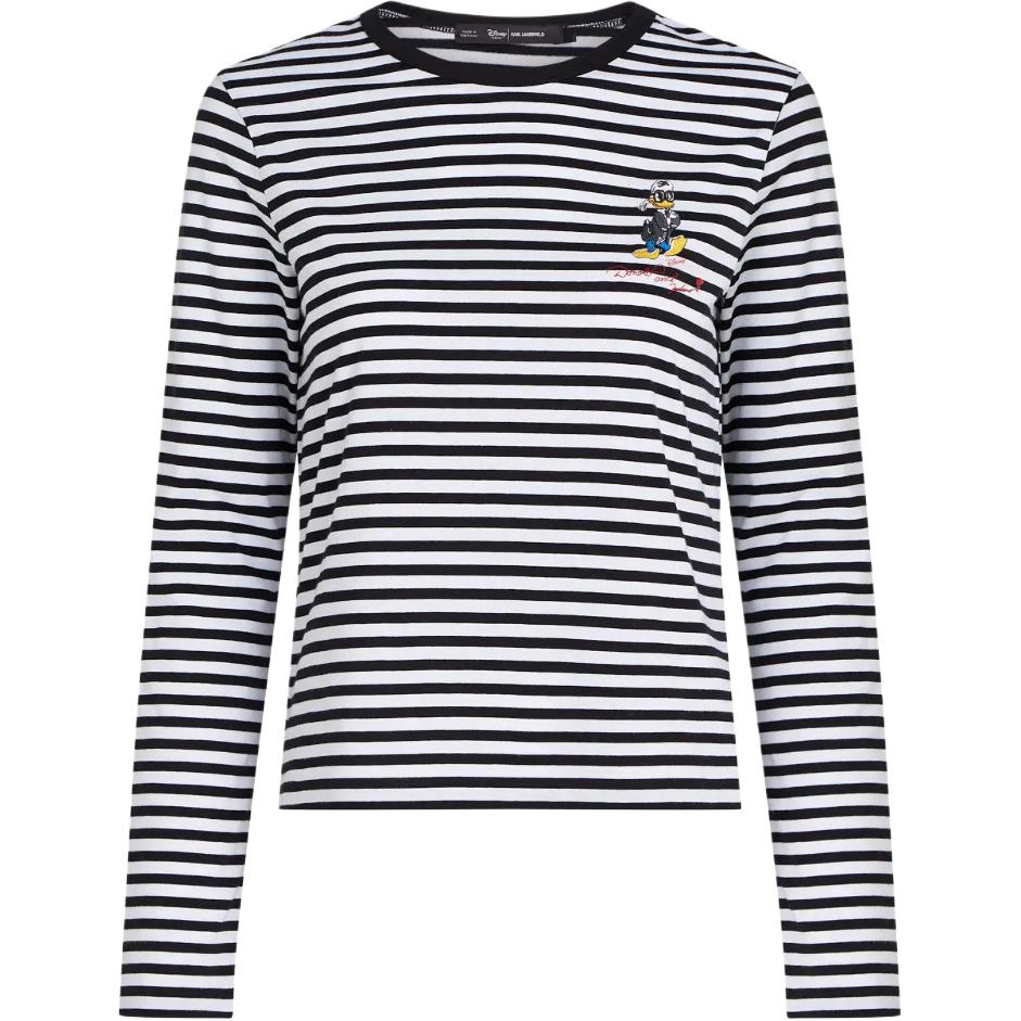 

Футболка Karl Lagerfeld X Disney в полоску KARL LAGERFELD / Karl Lagerfeld Jeans, белый