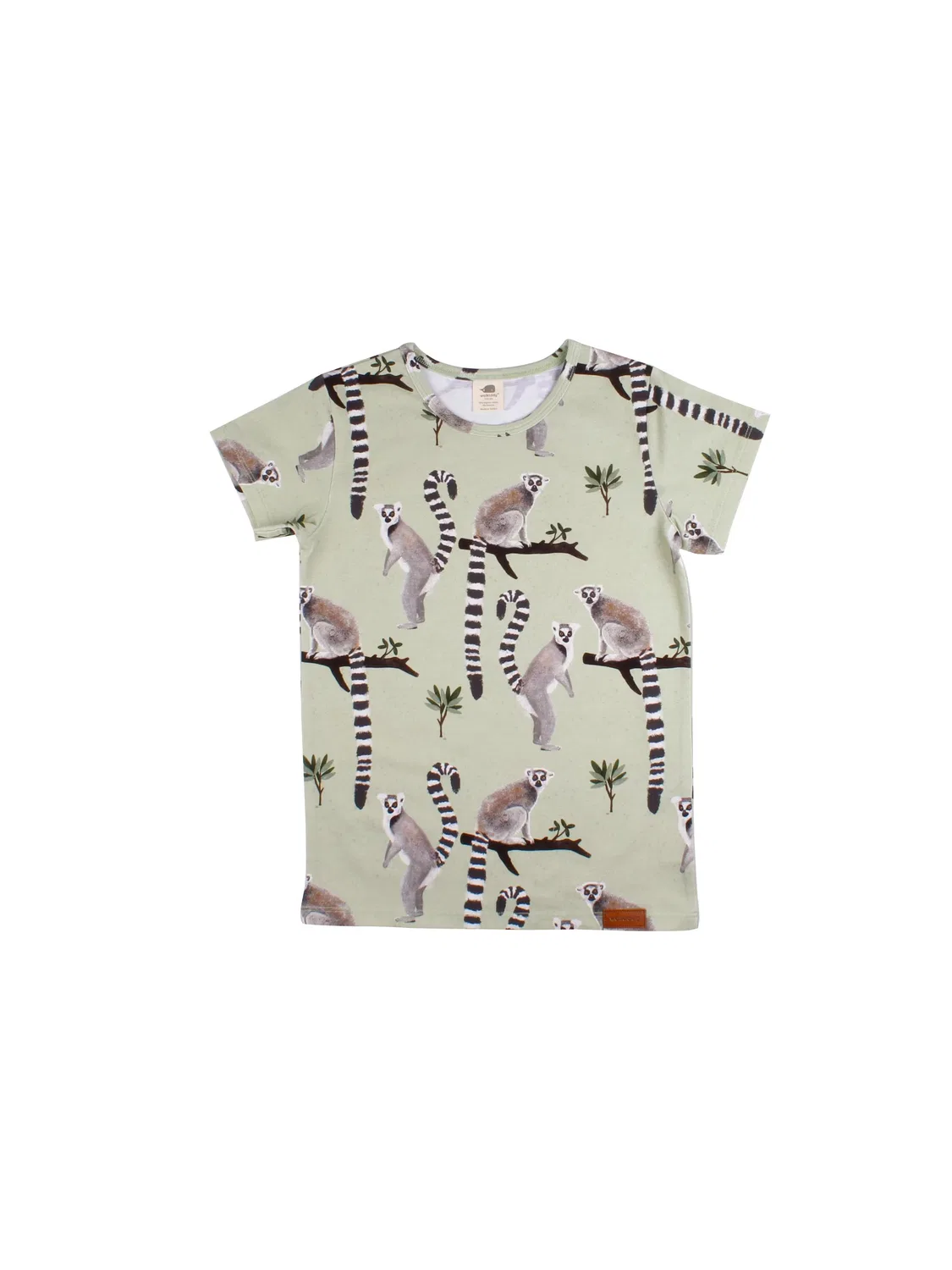 Футболка 'Lemurs T-Футболка' Walkiddy, Green