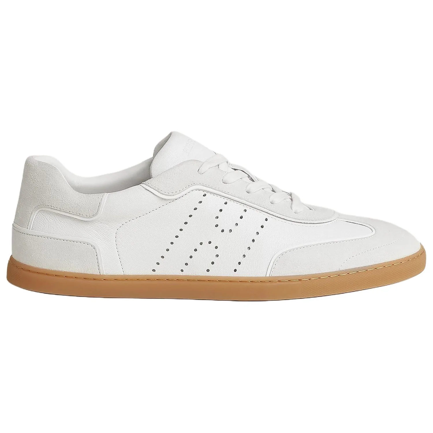 HERMES Кроссовки Match Low top Skateboard Shoes 1.7 см мужские белые — фото 3
