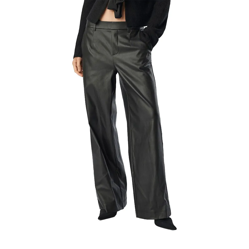 

Брюки Object Melba Lisa Wide Leg Fit, черный