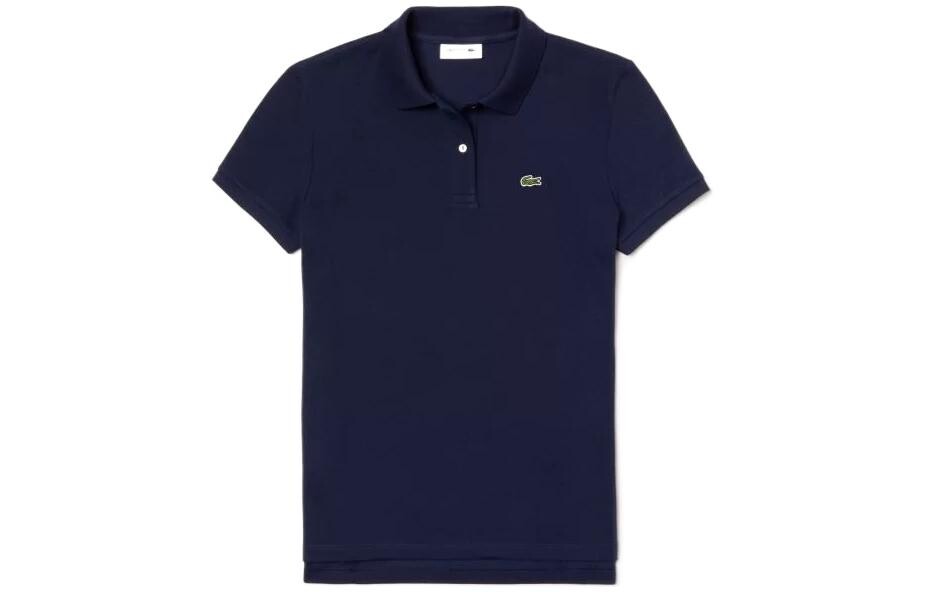 

Рубашка поло женская синяя Lacoste