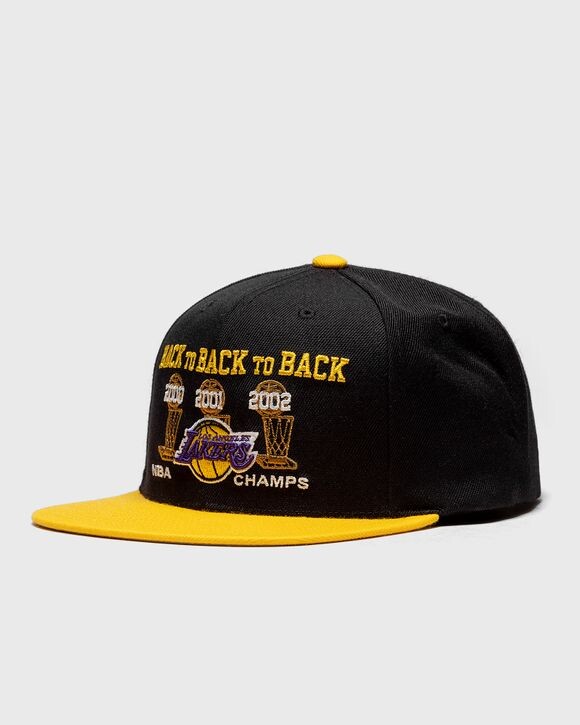 

Бейсболка Mitchell & Ness Nba Champs Snapback Cap Hwc Los Angeles Lakers 2000-03, черный