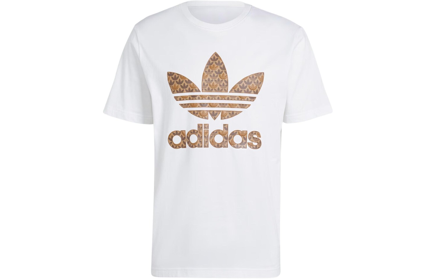 

Футболка из хлопка с логотипом-трилистником Adidas Adidas Originals, белый