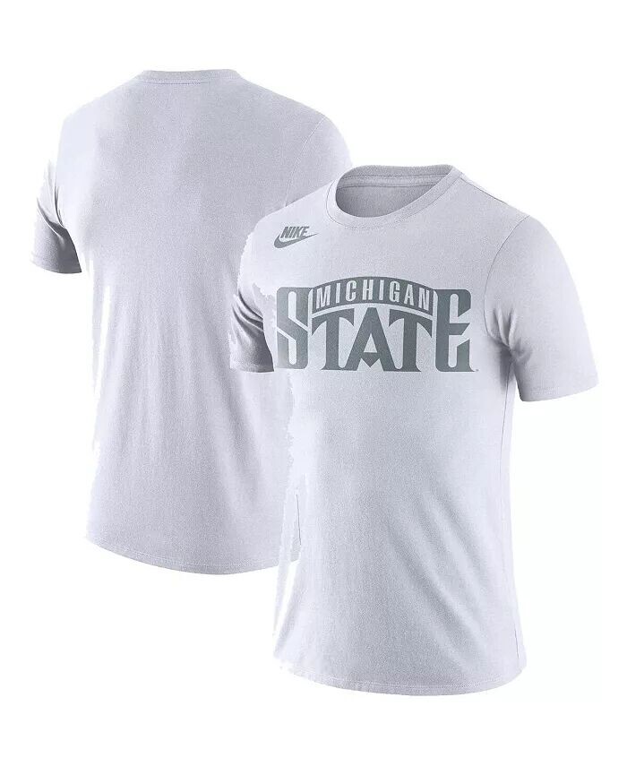 

Мужская белая футболка Michigan State Spartans Basketball Retro 2-Hit Nike