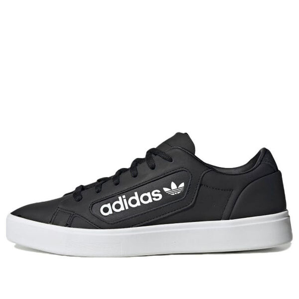 Кроссовки гладкие Adidas, черный