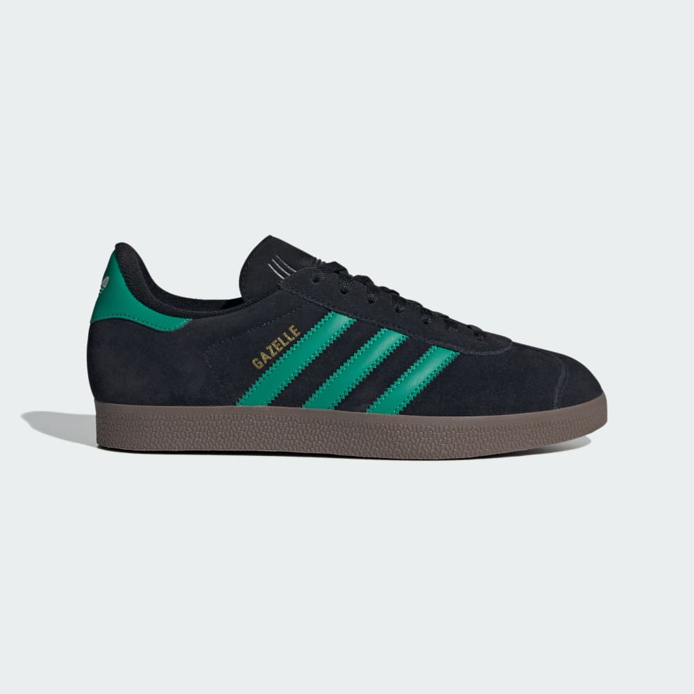 

Кроссовки Adidas Gazelle Shoes, цвет Core Black/Court Green/Cloud White