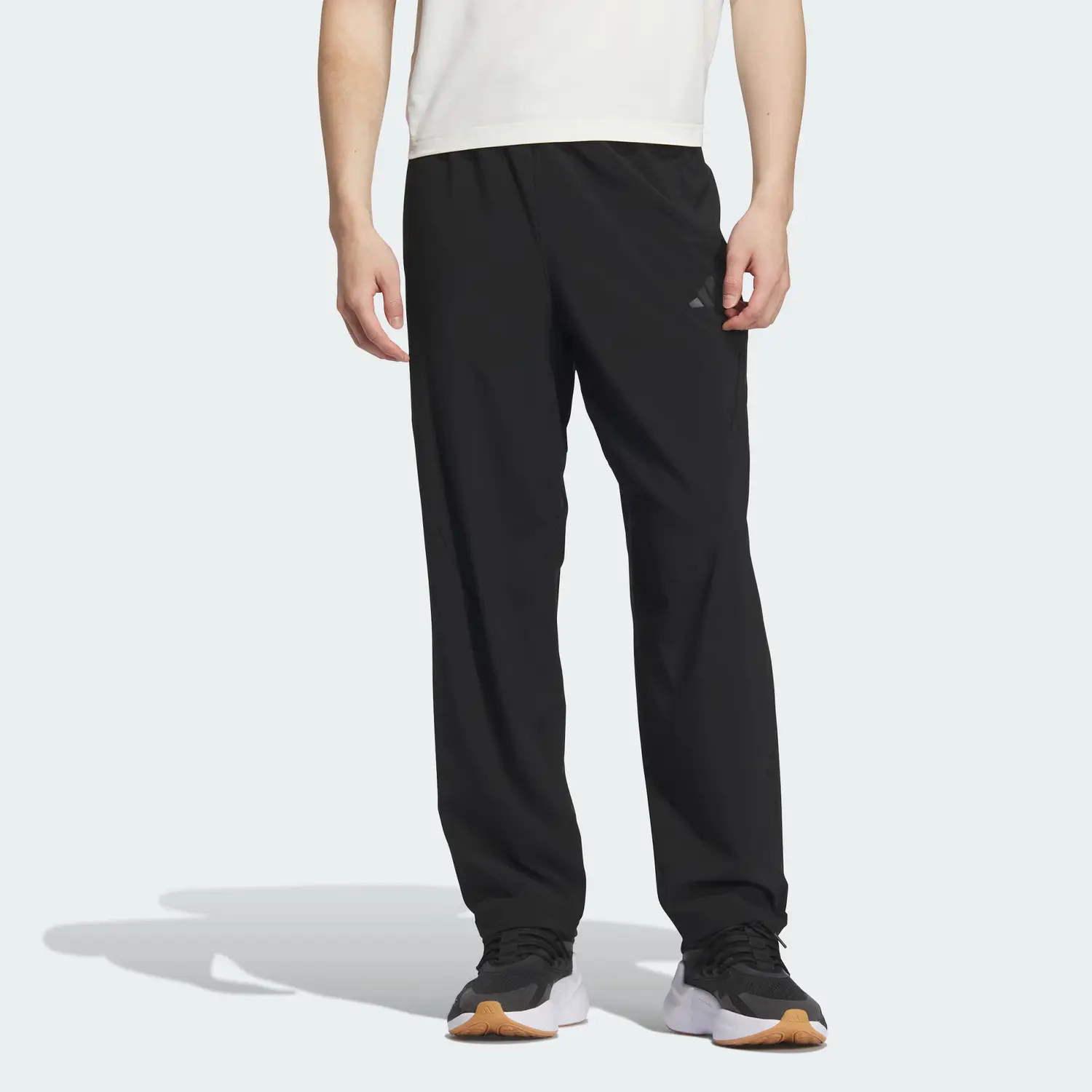 Climacool SS25 modern woven спортивные брюки повседневные штаты men's Adidas, черный — фото 2