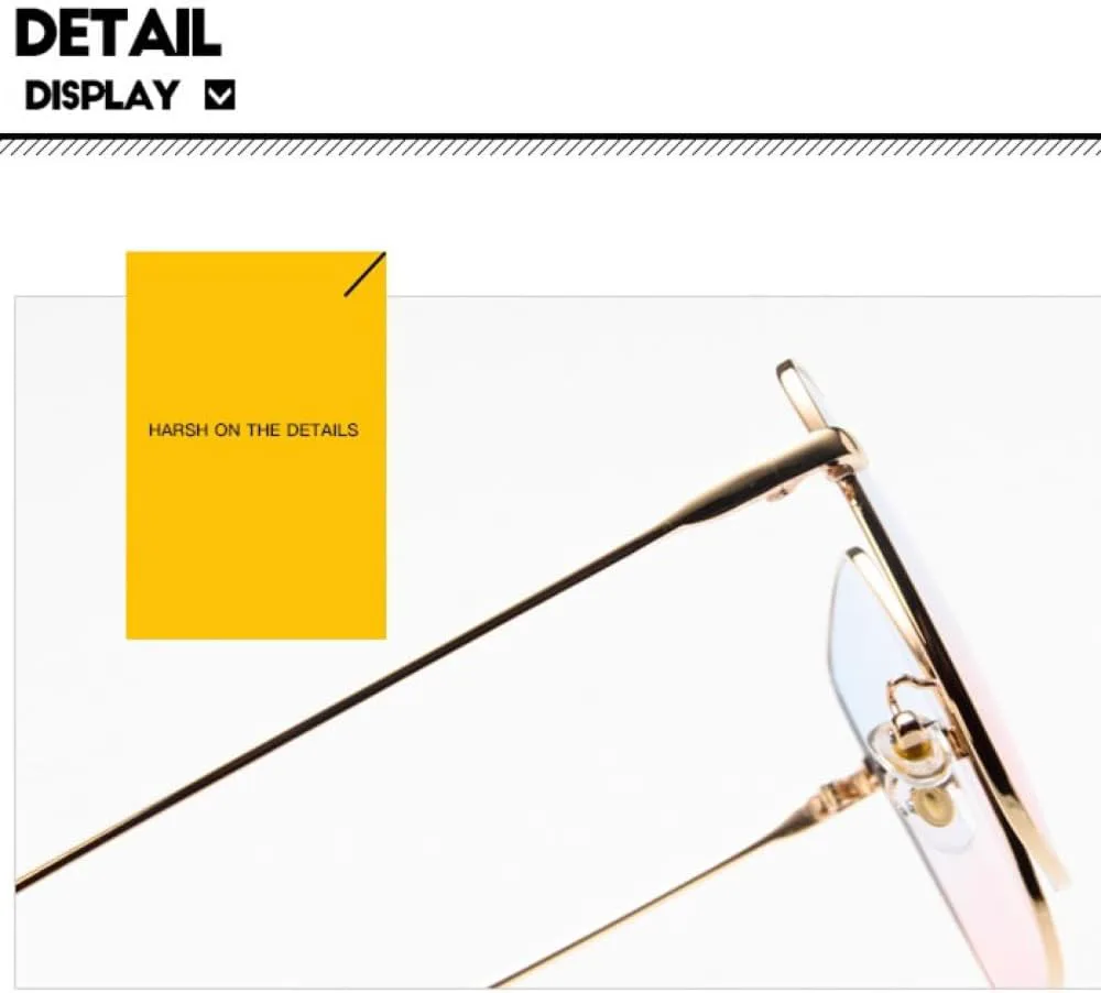 

Солнцезащитные очки 2027 года для женщин и мужчин: винтажные, большие, модные, унисекс, с металлической оправой и защитой от УФ-излучения UV400 MTZJH, Silver Clear