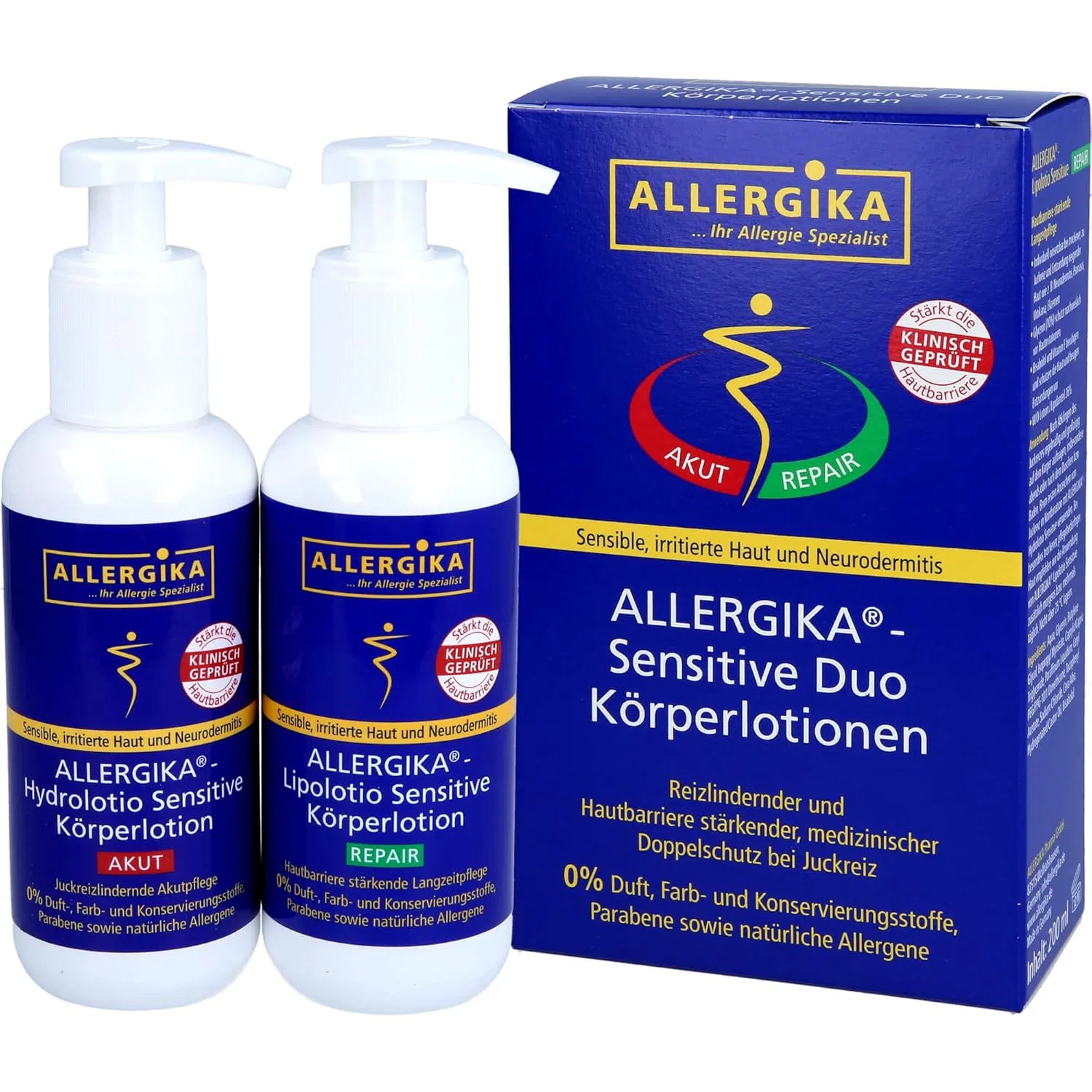 Лосьон для тела ALLERGIKA Sensitive Lotion Duo, 400 мл ‎Allergika — фото 2